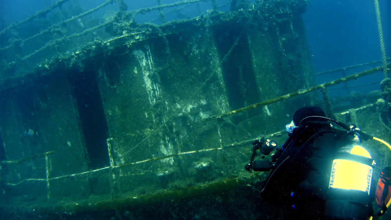Wreck, Croatia by Brian Darvell