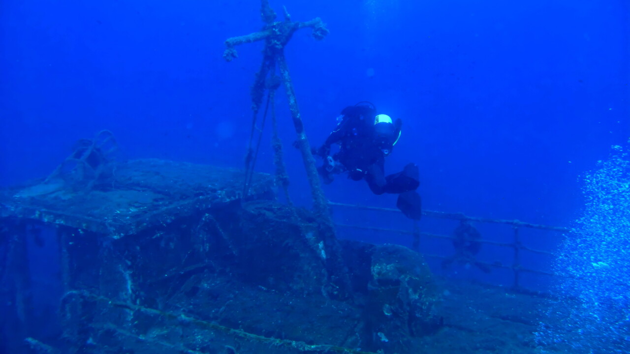 Wreck, Croatia by Brian Darvell